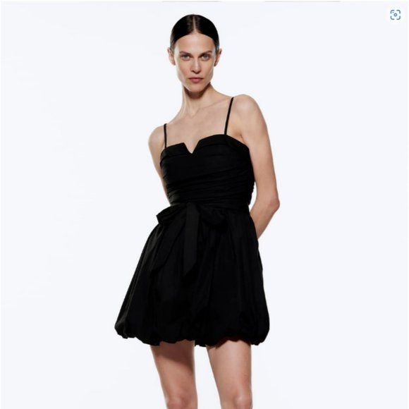Voluminous Mini Dress
